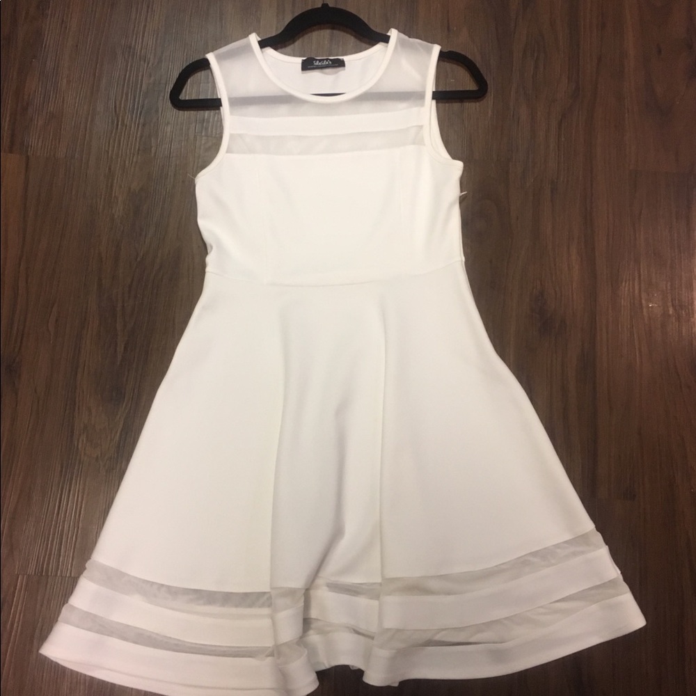 Lulus White Fit and Flare Dress